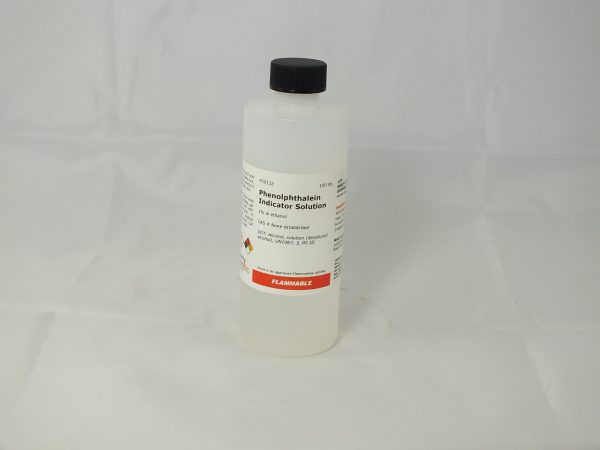 Phenolphthalein Indicator Solution, 1% ethanolic, 100 mL