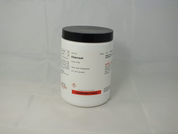 Charcoal, wood, lump, 250 g