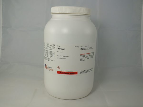 Charcoal, wood, lump, 1500 g