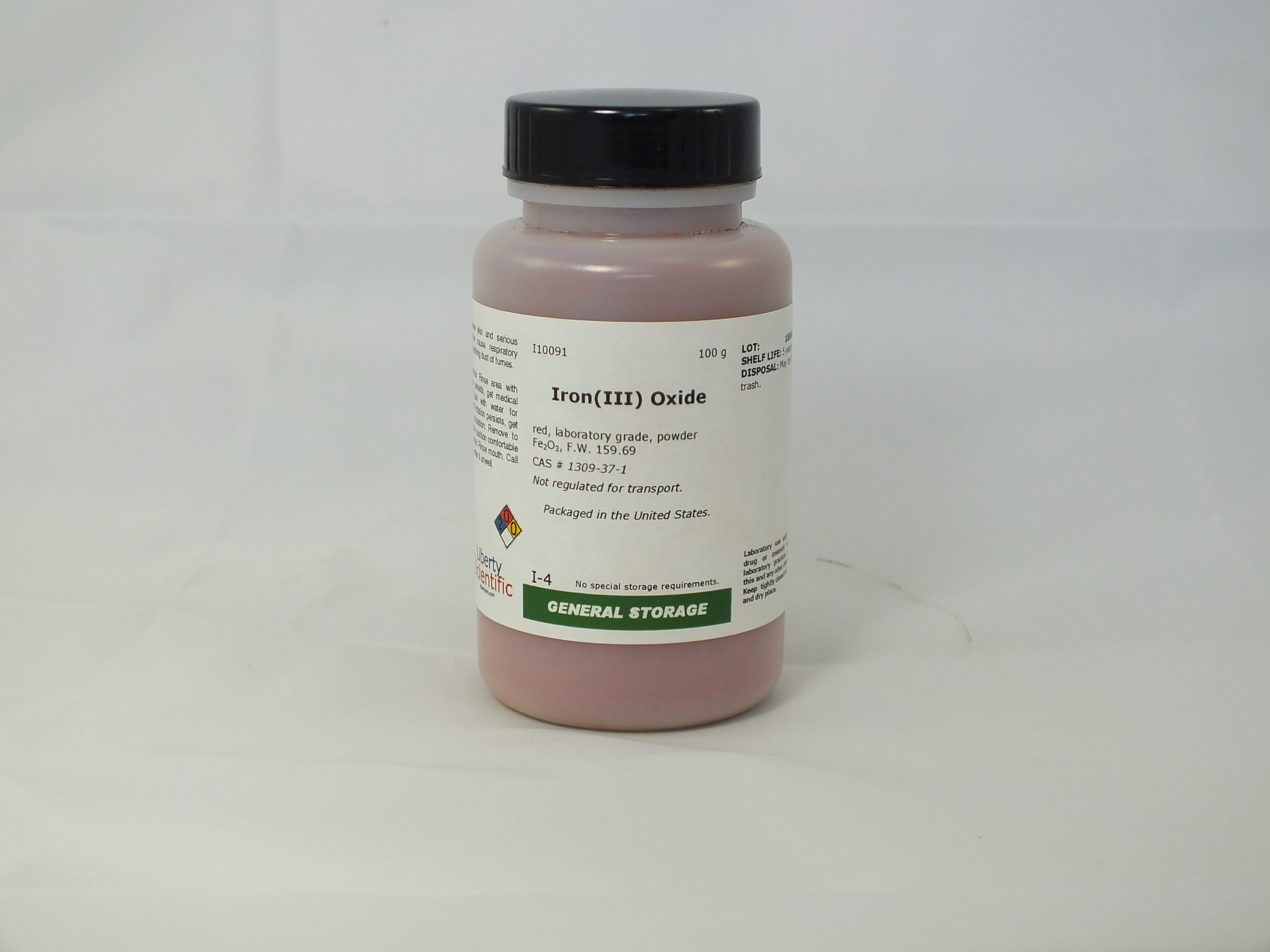 Iron(III) Oxide, red, 100 g Liberty Scientific
