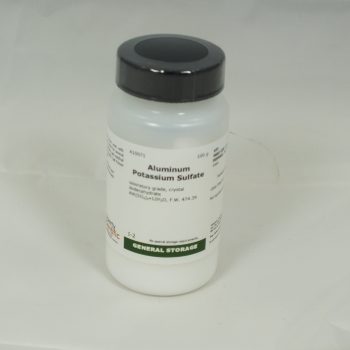 Aluminum Potassium Sulfate, lab grade, 100 g