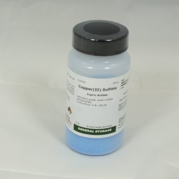 Copper(II) Sulfate, pentahydrate, fine crystals, 100 g