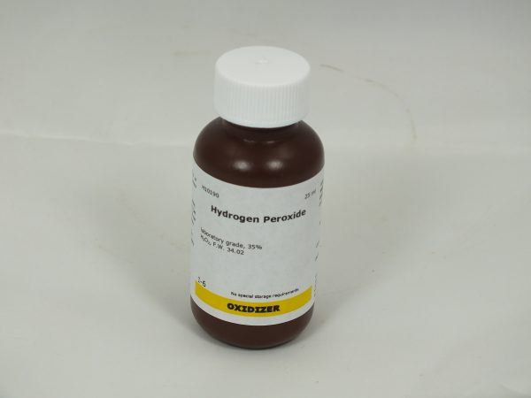 Hydrogen Peroxide, laboratory grade, 35%, 25 ml