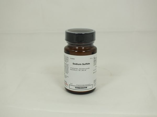 Sodium Sulfide, flakes, 25 g