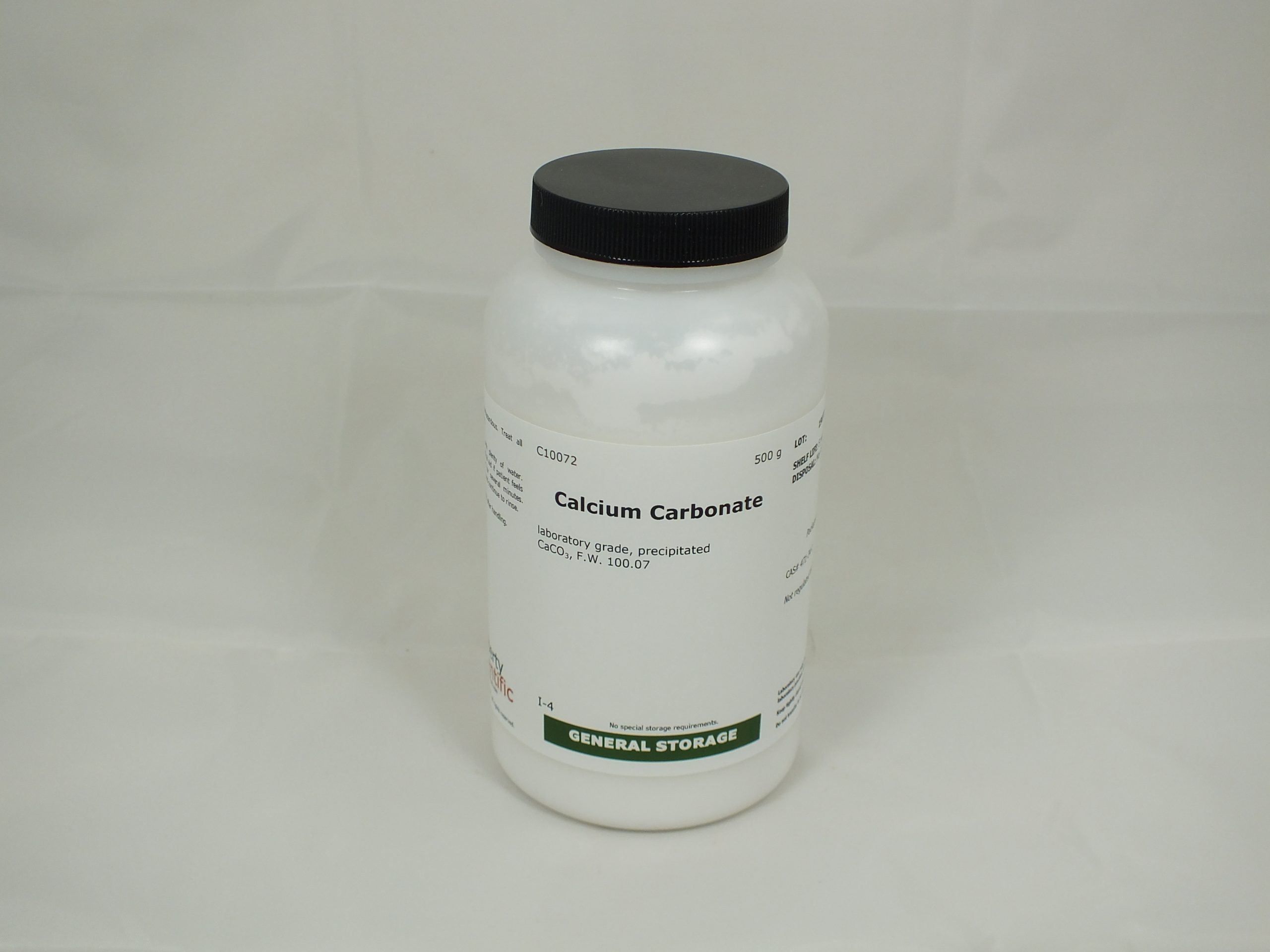 Calcium Carbonate, Powder, Laboratory Grade, 500 G