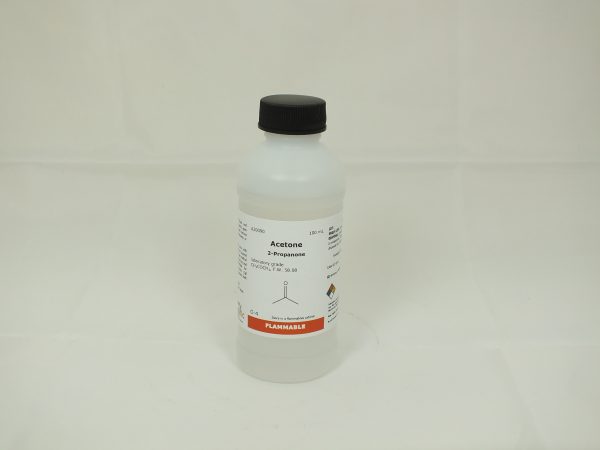 Acetone, laboratory grade, 100 ml