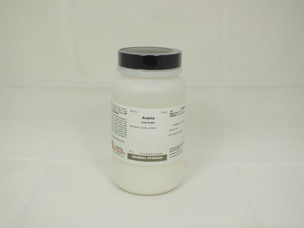 Acacia, Gum Arabic, laboratory grade, 100 g