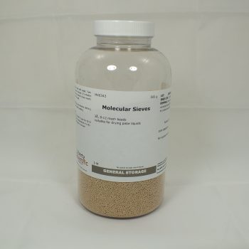 Molecular Sieves, 3Å, 8-12 mesh beads, 500 g