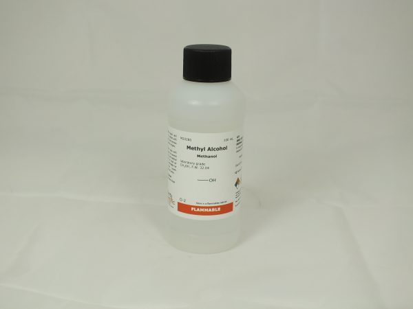 Methyl Alcohol, laboratory grade, 100 ml