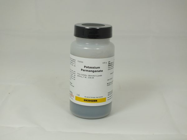 Potassium Permanganate, fine crystals, 100 g