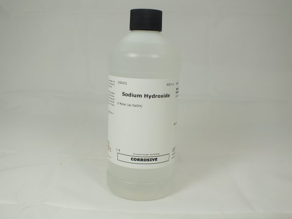 Sodium Hydroxide Solution, 6 Molar, 500 ml