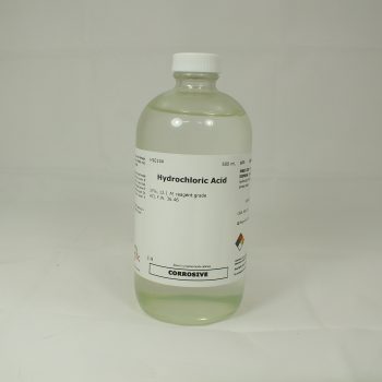 Hydrochloric Acid, 12.1 Molar, reagent, 500 ml