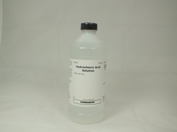 Hydrochloric Acid Solution, 1 Molar, 500 ml
