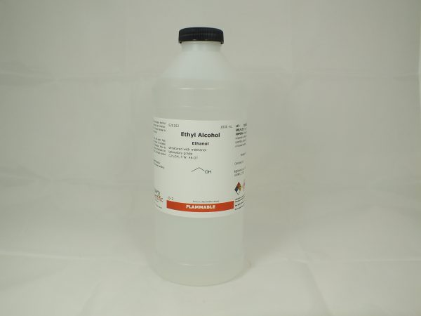 Ethyl Alcohol, denatured, laboratory grade, 1000 ml