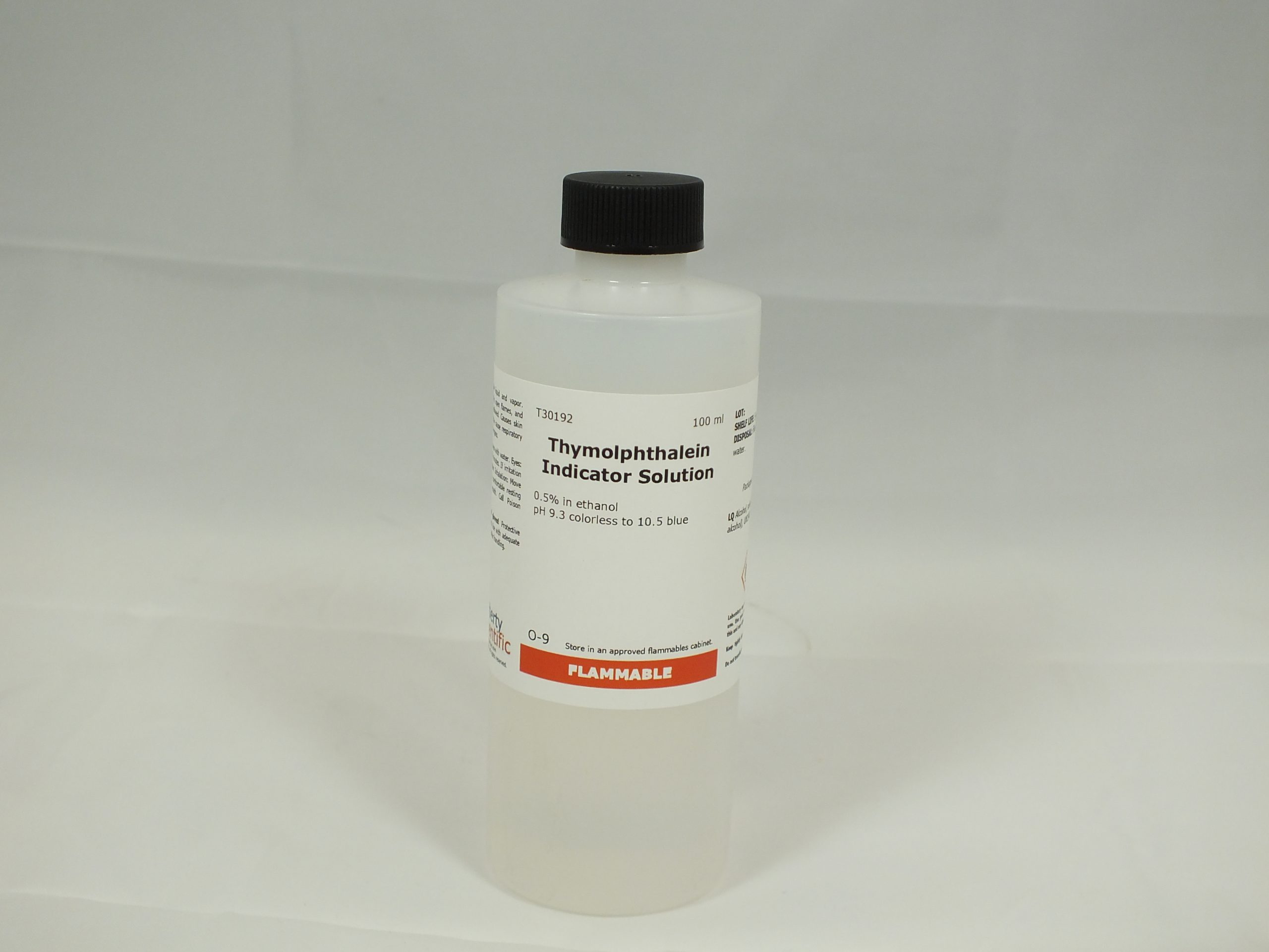 Thymolphthalein Solution, 0.5% in ethanol, 100 ml