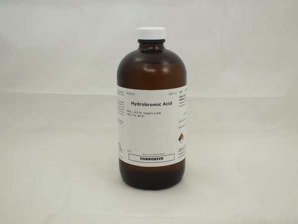 Hydrobromic Acid, 48%, reagent, 500 ml