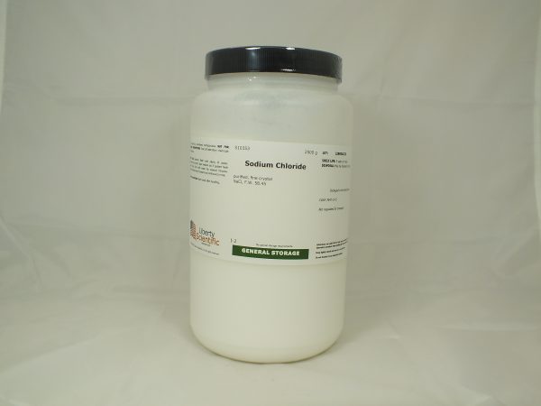 Sodium Chloride, purified, 2500 g