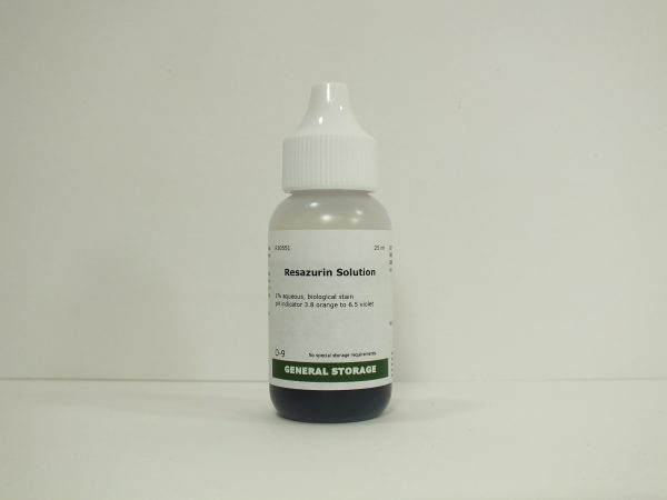 Resazurin Solution, 1% aqueous, 25 ml