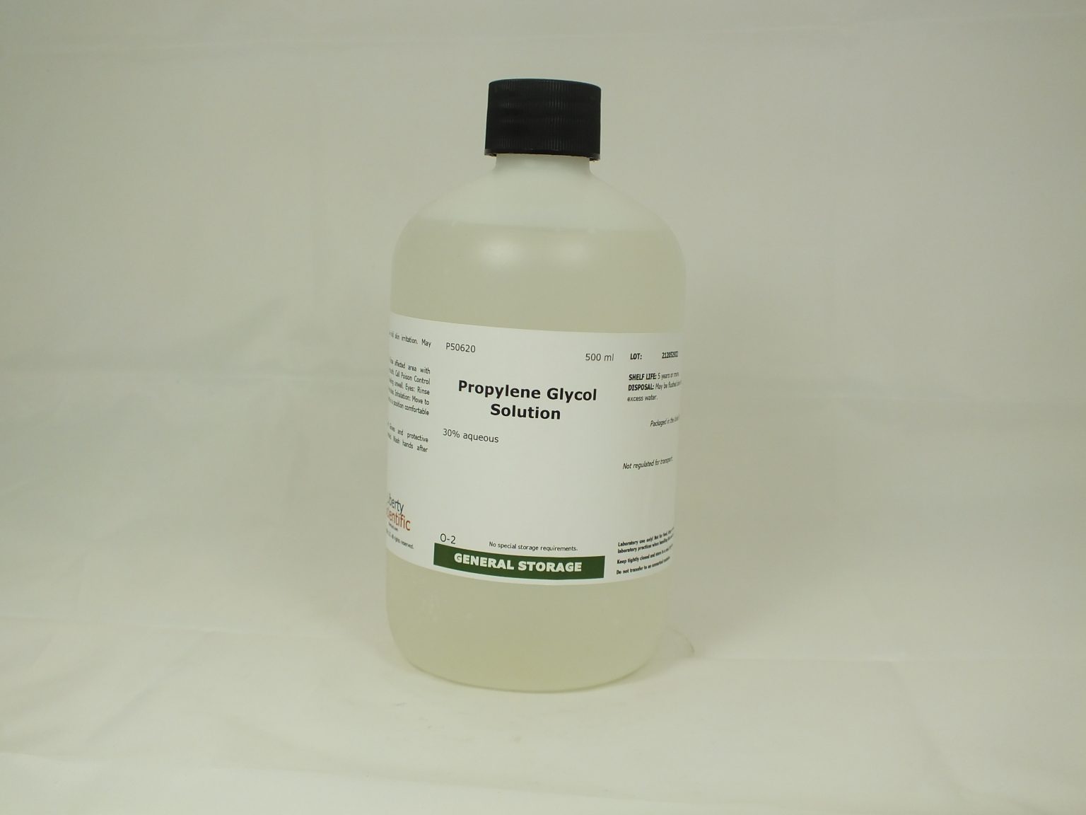 Propylene Glycol Solution, 30 aqueous, 500 ml Liberty Scientific