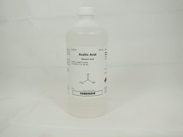 Acetic Acid, glacial, reagent, 500 ml