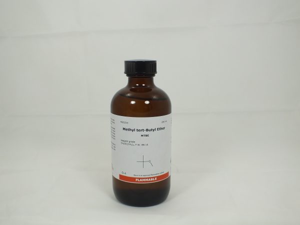 Methyl tert-Butyl Ether, reagent, 250 ml