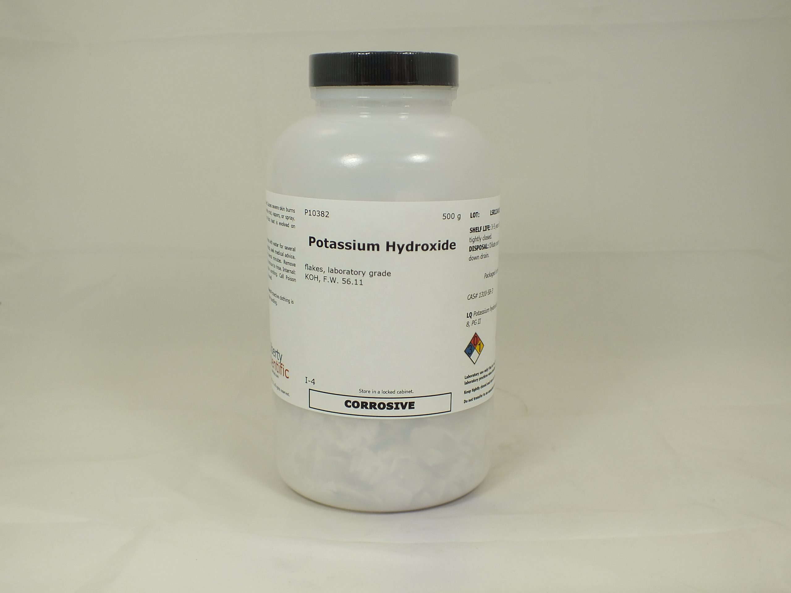 Potassium Hydroxide, flake, 500 g